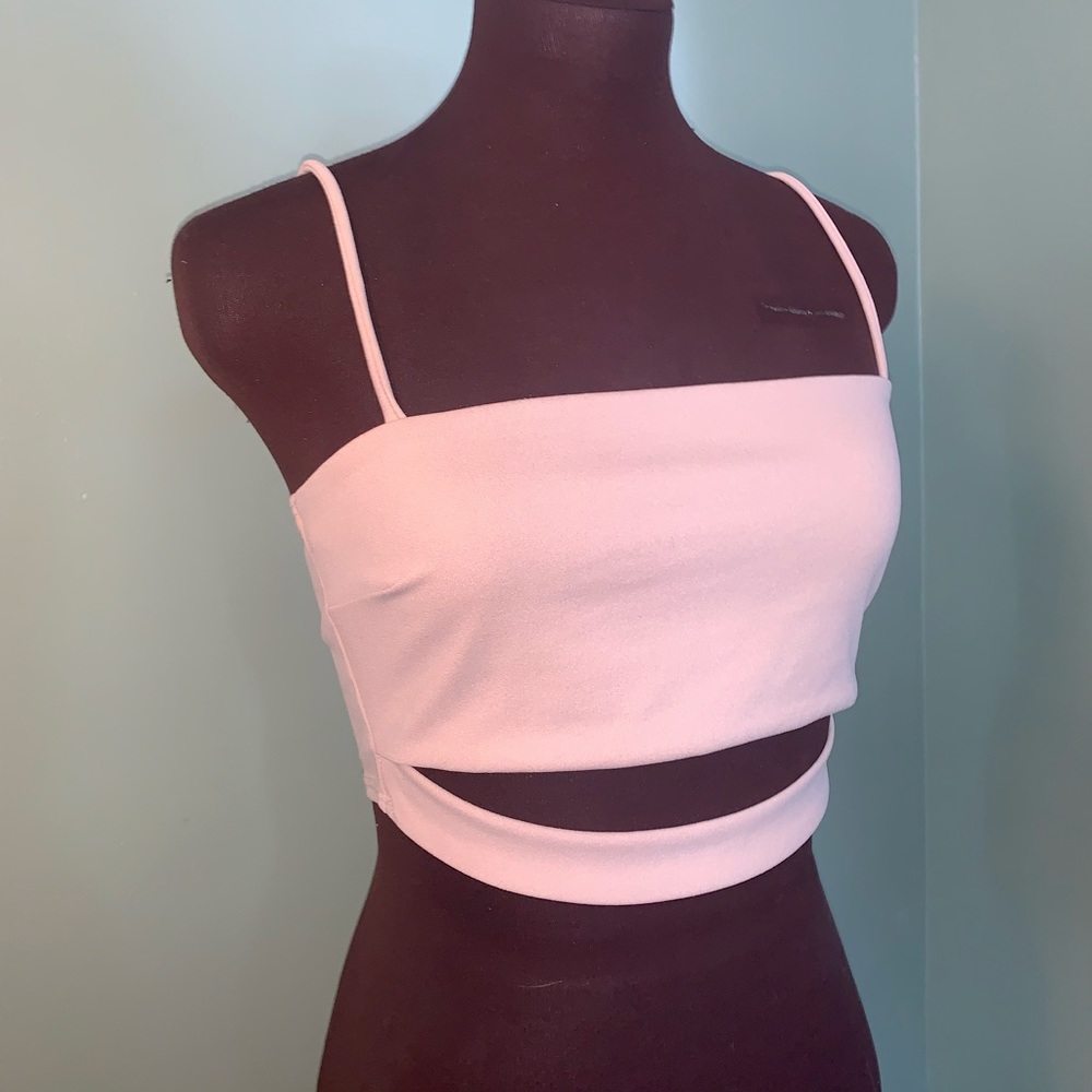 Nude Windsor Crop Top